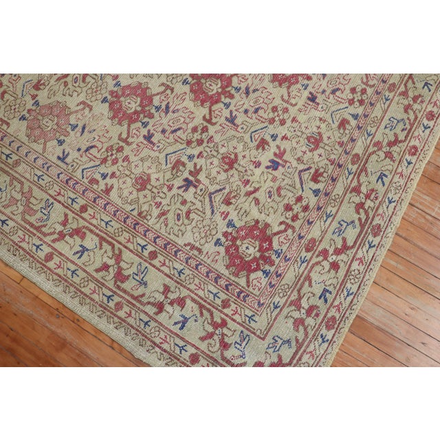 Early 20th Century Antique Turkish Ghiordes Rug - 8'6" x 10'2" For Sale - Image 5 of 10