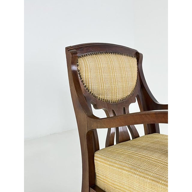 Wood Armchair from Eugenio Quarti, Italy, 1920s For Sale - Image 7 of 14