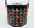 Georges Briard Memphis Style Postmodern Black Geometric Print Ice Bucket, 1980's For Sale In Atlanta - Image 6 of 13