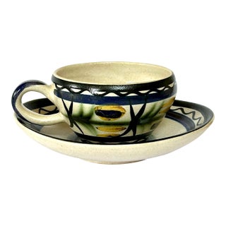 Keraluc Quimper Cup and Saucer For Sale