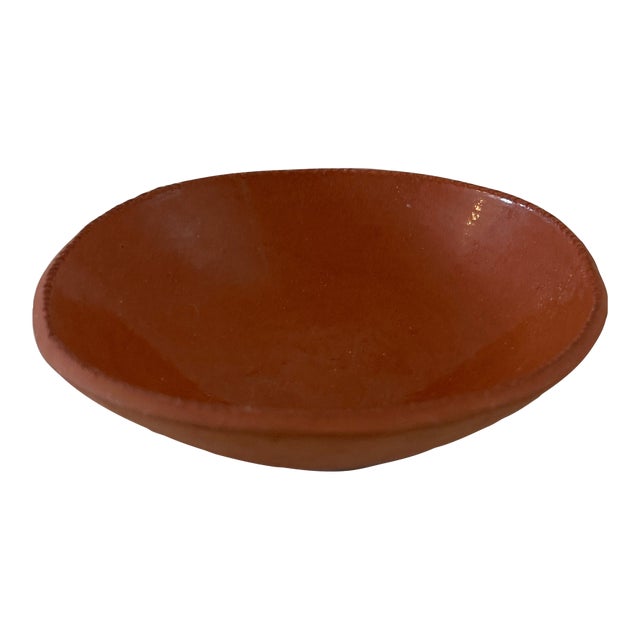 Vintage 1985 Dorothy Long Redware Bowl For Sale