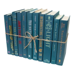 Decorative Books - Blue Spruce Book Bundle - 1 Foot of Books