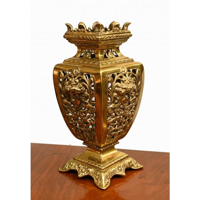 Metal French Louis XVI Ormolu Vases, Set of 2 For Sale - Image 7 of 10