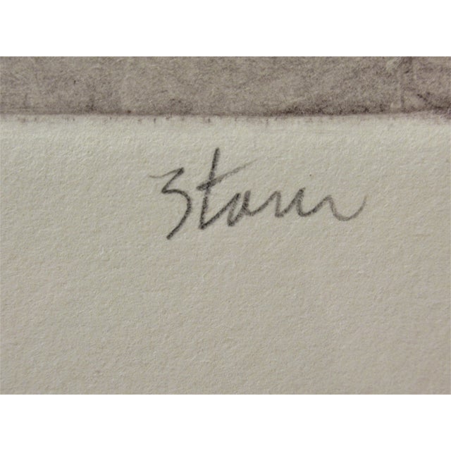 Inez Storer, "Diagrams" Monotype with collage, 1982 For Sale - Image 4 of 6