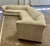 Large vintage mid century era 3 piece sectional sofa. It has a recessed chrome paneled base. This is a very solidly built...