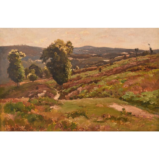 Louis-Alexandre Cabié, French Rural Painting, 1912, Oil on Canvas For Sale - Image 3 of 11
