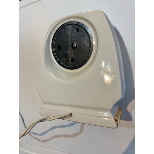 Vintage 1940 Deer Mantle Clock Genuine Howell Co. China 22 Kt. Gold For Sale In West Palm - Image 6 of 6