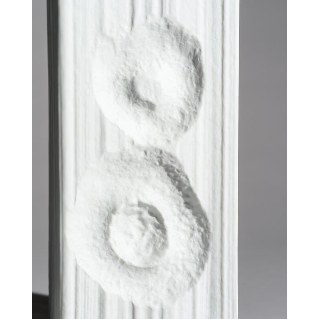 Ceramic Op-Art Floor Vase by Martin Freyer for Rosenthal, 1960s For Sale - Image 7 of 11