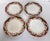 English Early 1900s John Maddock & Sons Climax Dessert/Salad Plates - Set of 4 For Sale - Image 3 of 9