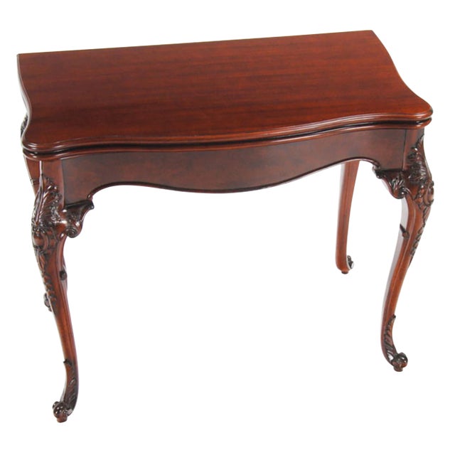 Niagara Furniture Mahogany Game Table For Sale