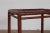 Vintage Chinese 1950s Bamboo Side Table with Brownish Patina and Recessed Top For Sale - Image 9 of 13