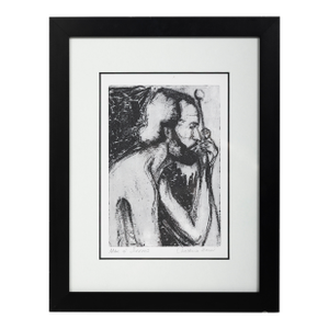 "Man of Sorrows" Contemporary Lithograph