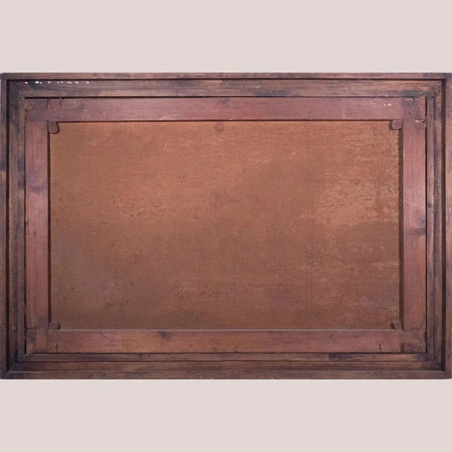 Pastoral Riverbank Scene, Oil on Canvas, Framed For Sale - Image 5 of 6