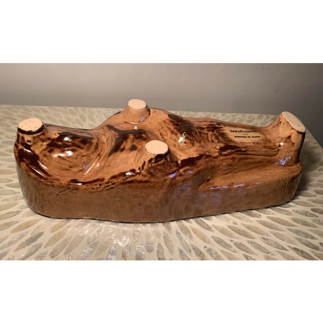 Vintage Alsace France Terra Cotta Pottery “Hansel” Food Mold For Sale - Image 9 of 10