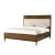 Rustic California King Bed - Dark Oak For Sale - Image 3 of 4