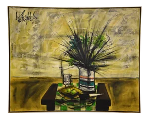 1967 Vintage Modern Oil Painting by Lee Reynolds