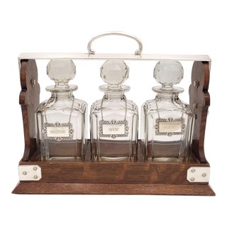 Victorian Tantalus, Circa 1870 For Sale