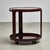 Round Bar & Serving Cart in Burgundy by Alberto Rosselli for Kartell, 1970s For Sale - Image 10 of 10