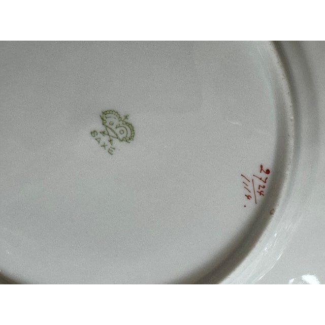 Ceramic Antique Charles Ahrenfeldt Attributed Aesop's Fables Bohemian Decorative Plates - A Pair For Sale - Image 7 of 8