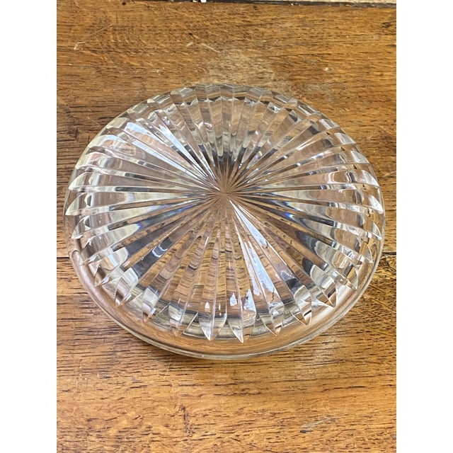 Silver Art Deco Ashtray in Cut Crystal with Silver Mount and Cigar Rest by Wilhelm T. Binder, 1930s For Sale - Image 8 of 12