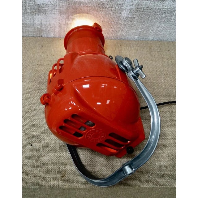 Vintage Red Spot Light from Strand Electric For Sale - Image 6 of 14
