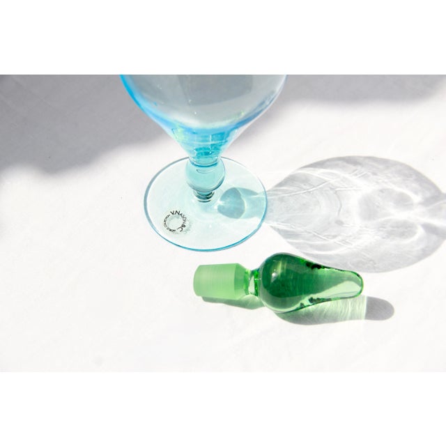 Vintage Murano Glass Bottle by Nason, Italy, 1980s For Sale - Image 4 of 7