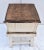 White Painted Oak Iron Banded Chopping Block, Netherlands, Circa 1920 For Sale - Image 8 of 10