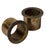 Maitland Smith Style Faux Tortoiseshell and Stainless Steel Candle Holders - A Pair For Sale In Tampa - Image 6 of 9