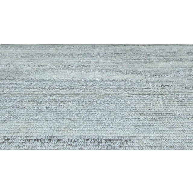 Modern Contemporary Heathered Gray Flat-weave Rug by Doris Leslie Blau For Sale - Image 3 of 7