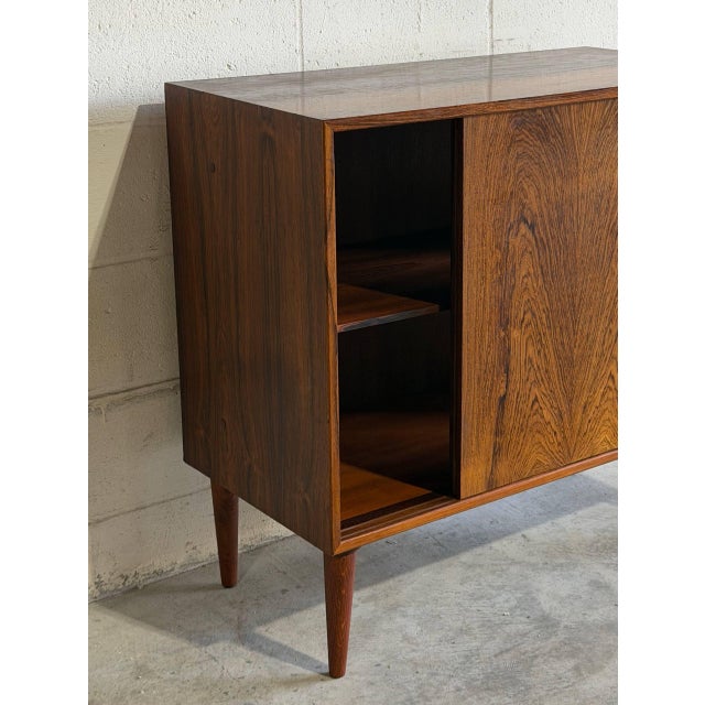 Hjørnebo Møbelfabrik Rosewood Storage Sideboard Danish Mid-Century Modern 1960s For Sale - Image 12 of 13