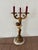 Gold Antique Neoclassical Figural Candelabra Table Lamp, Featuring a Cherub or Putti Figurine Holding a Candelabra For Sale - Image 8 of 12