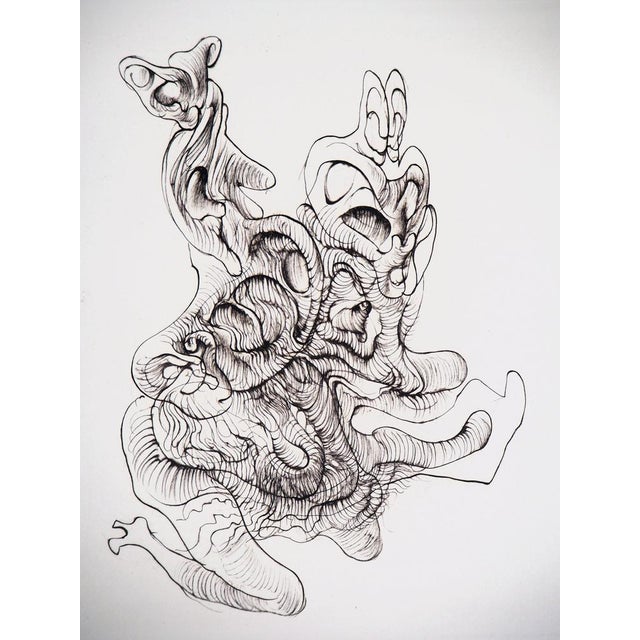 Hans BELLMER (1902-1975) Fantastic creature Original etching Signed by the artist in graphite lower right On Auvergne...