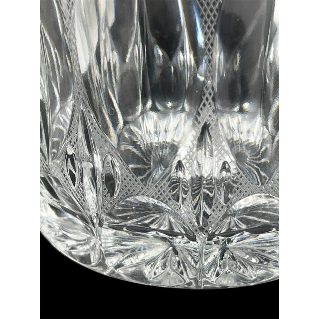 Transparent 1960s Beyer Cut Crystal Glass Ice Bucket. Germany For Sale - Image 8 of 10