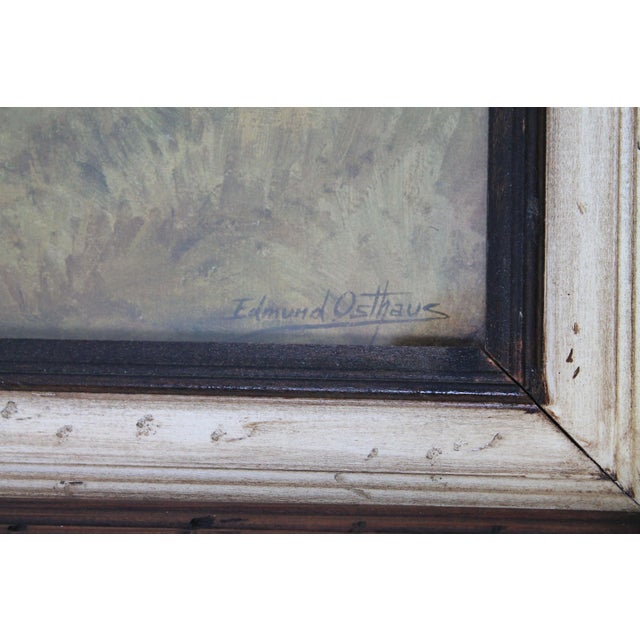Wood Framed Vintage Sporting Art Hunting Dogs Print by Edmund Henry Osthaus For Sale - Image 7 of 10