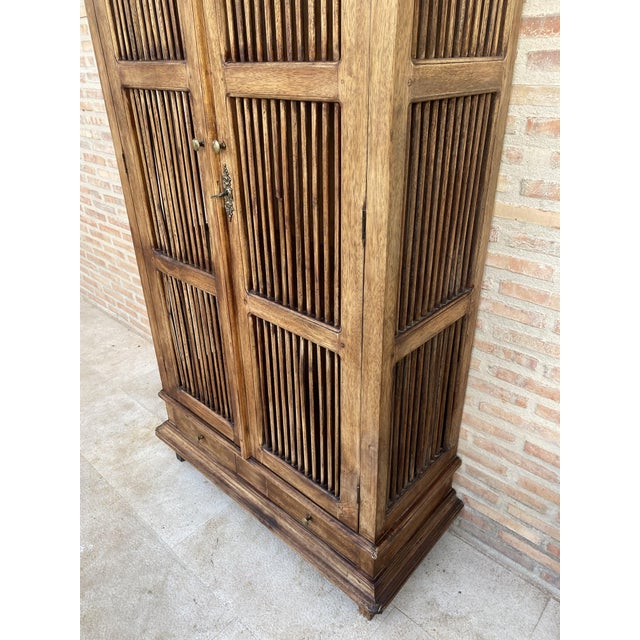 Wood 18th Century Cupboard or Cabinet, Wine Rack, Pine, French, Restored For Sale - Image 7 of 18