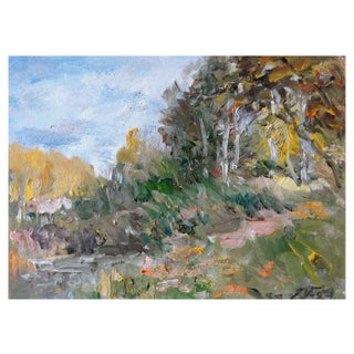 Edgars Vinters, Landscape, 2007, Oil on Cardboard For Sale