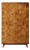 Vintage Wardrobe in Burl Wood Veneer, Czechoslovakia, 1970 For Sale