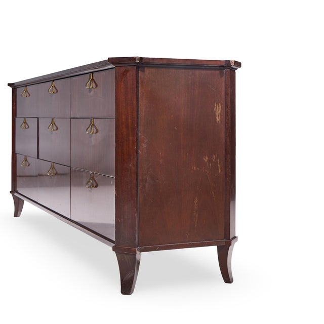 Late 20th Century Thomas Pheasant for Baker Furniture Facet Chest Lowboy Dresser For Sale - Image 5 of 9