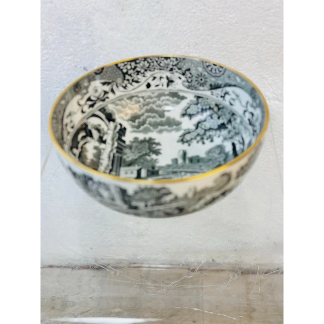 Black Antique Copeland Transfer Ware Bowl For Sale - Image 8 of 10