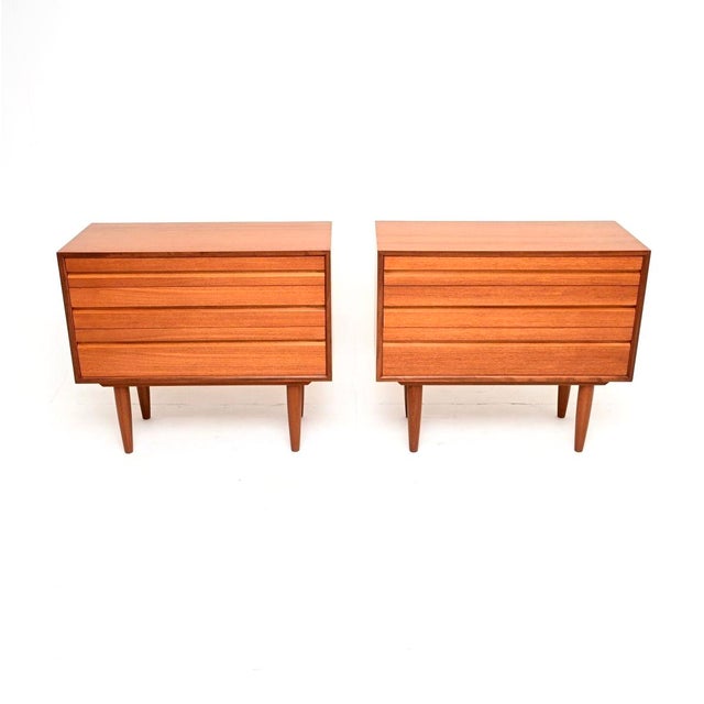 A stunning pair of Danish vintage teak chest of drawers by Poul Cadovius. They date from the 1960’s, they were designed by...