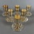 Hand-Worked Silver-Plated Brass Glasses and Coasters with Gilt Interior, 20th Century, Set of 12 For Sale - Image 11 of 11
