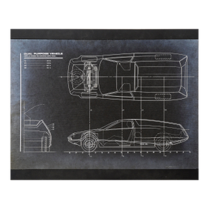 Dual Purpose Vehicle Design Concept - Stat Photograph on Cardstock by Edward T. Liljenwall