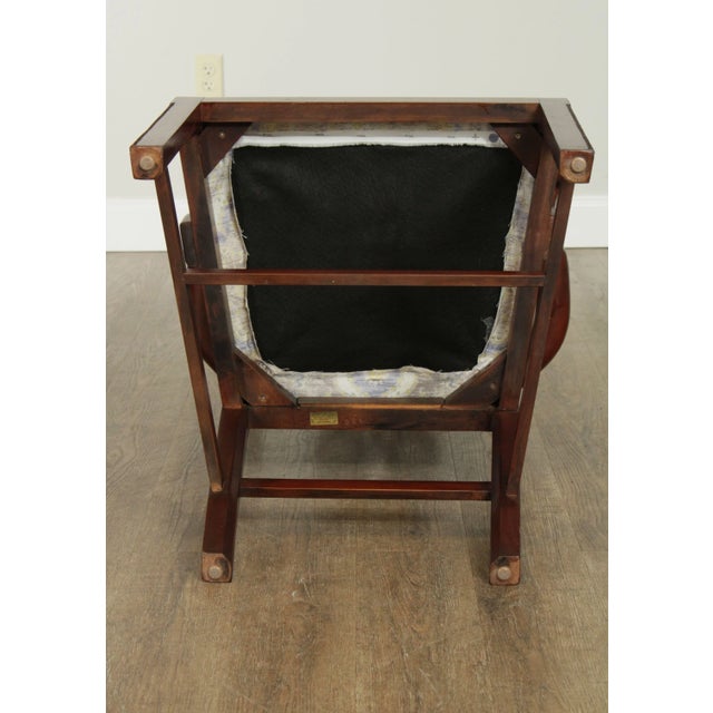 Wood Maitland Smith Chippendale Style Mahogany Armchairs - a Pair For Sale - Image 7 of 13