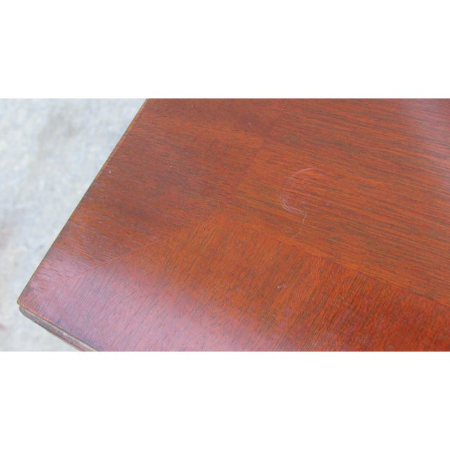 Amazing Mahogany Councill Executive Desk Designer For Sale - Image 17 of 18