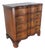 Antique George I Style Double Serpentine Front Burl Walnut Chest 33.25"w For Sale