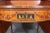 Neoclassical English Paint Decorated Adams Satinwood Carlton House Desk Circa 1890s For Sale - Image 3 of 12