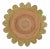 9'x9' Green Round Jute Scallop Rug For Sale