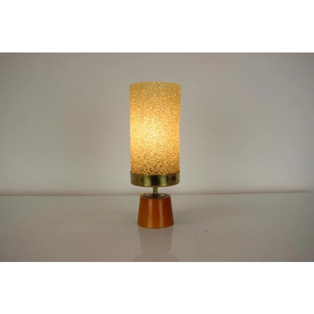 Gold Mid-Century German Table Lamp, 1970s For Sale - Image 8 of 10