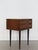 Scandinavian midcentury modern design dark wood night stand or side table designed by Arne Vodder and produced by NC...