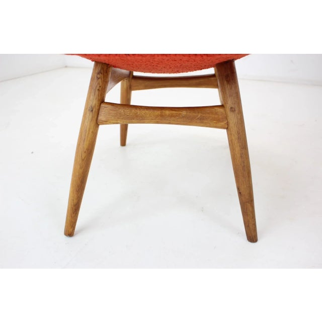 Red Armchairs by Miroslav Navratil, Czechoslovakia, 1960s For Sale - Image 8 of 12